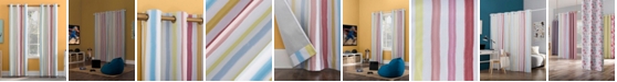 Sun Zero Pippa Stripes Blackout Grommet Curtain Panel Collection